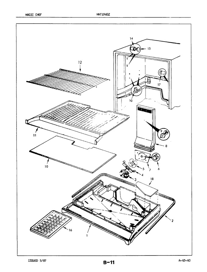 Diagram for NNT196GZA (BOM: 7A11A)