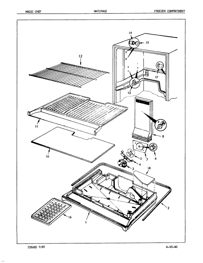 Diagram for NNT196GZA (BOM: 7A11B)
