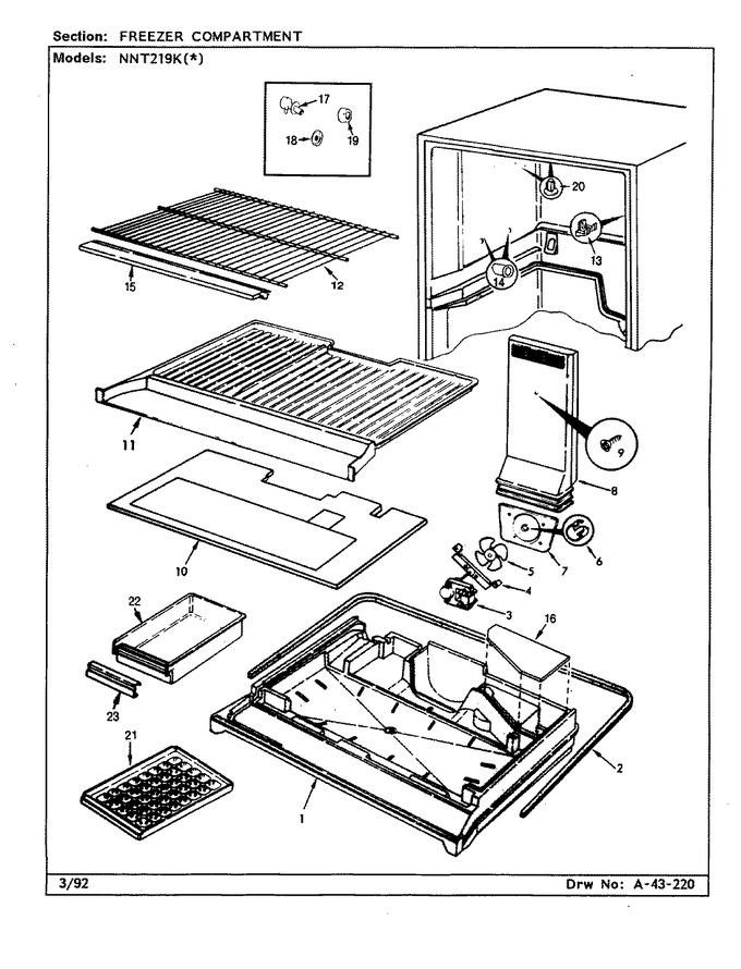Diagram for NNT219KA (BOM: CC80A)