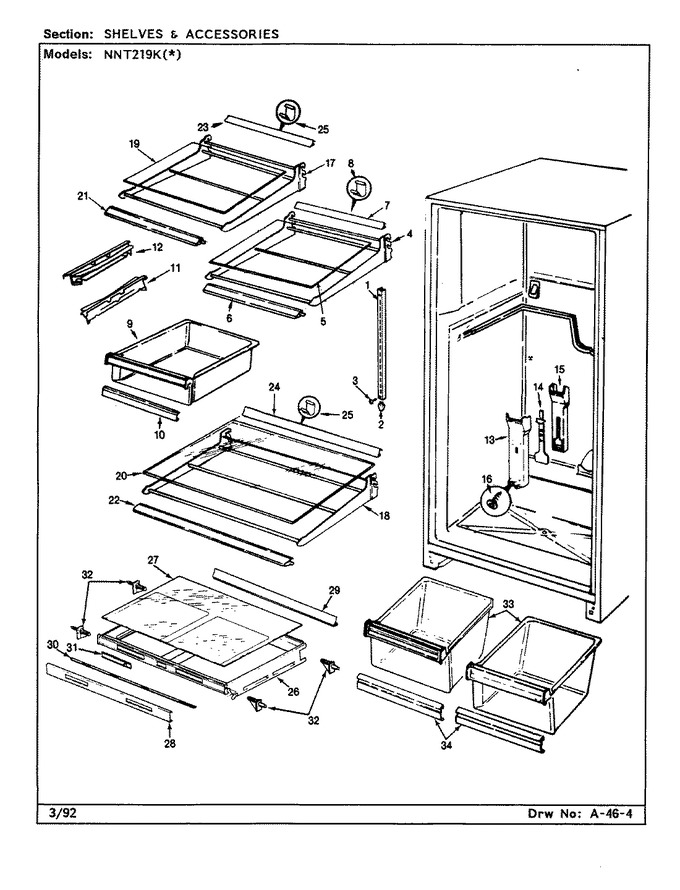 Diagram for NNT219KA (BOM: BC80B)