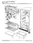 Diagram for 03 - Fresh Food Compartment