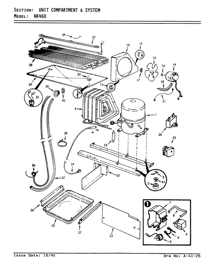 Diagram for NR460A (BOM: AF03B)