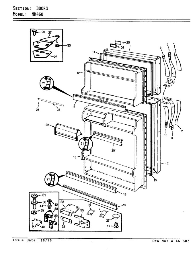 Diagram for NR460A (BOM: AF03B)