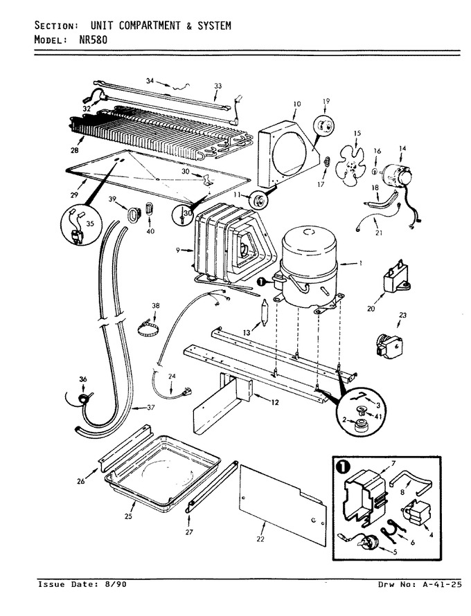 Diagram for NR580A (BOM: AF56B)