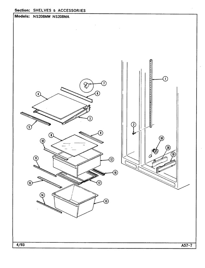 Diagram for NS208MA (BOM: DR07A)
