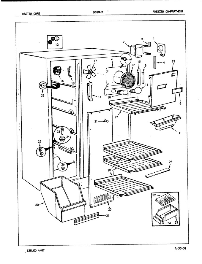 Diagram for NS20H7H (BOM: 7L11A)