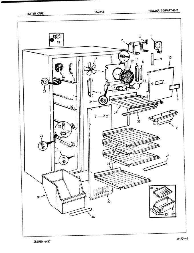 Diagram for NS22H8H (BOM: 8L25A)