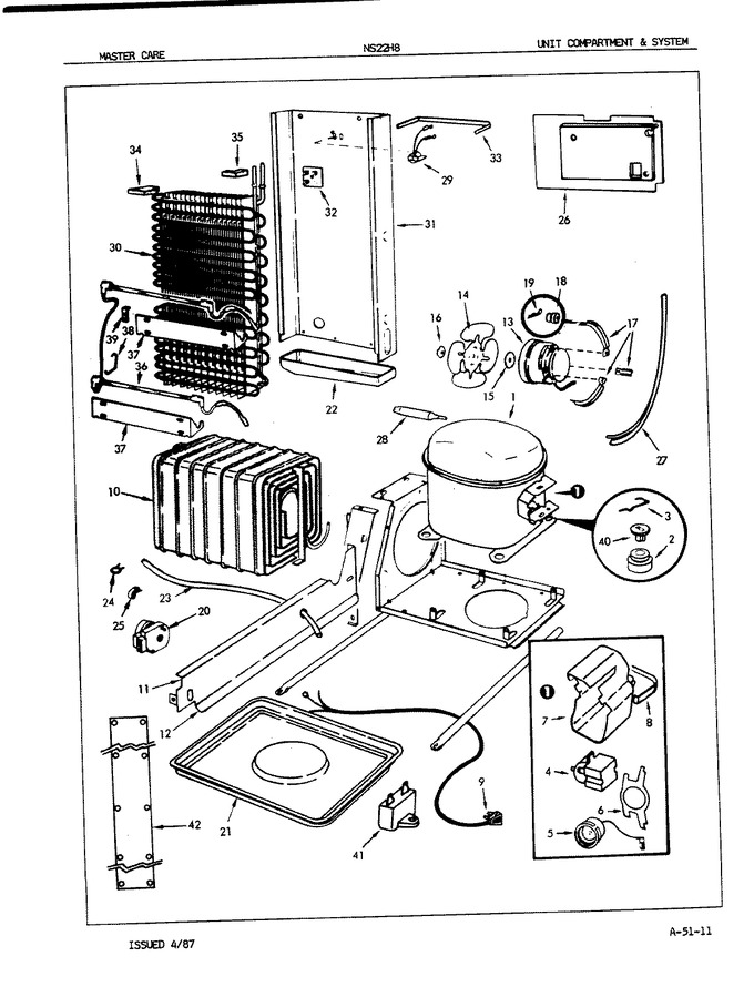 Diagram for NS22HP8 (BOM: 7L04A)