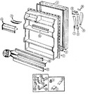 Diagram for 04 - Fresh Food Door