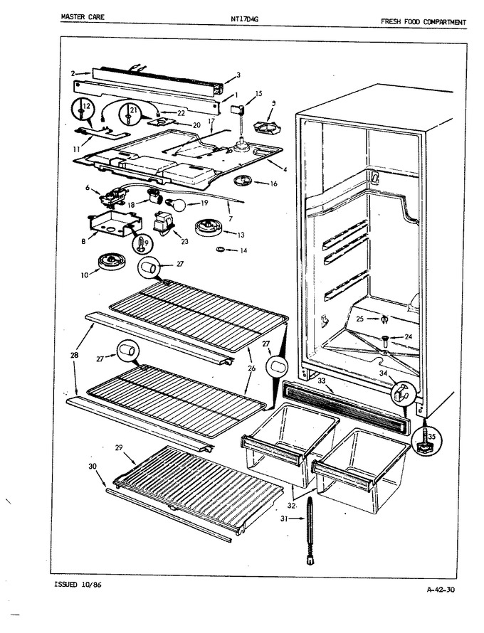 Diagram for NT17D4GA (BOM: 7A45A)