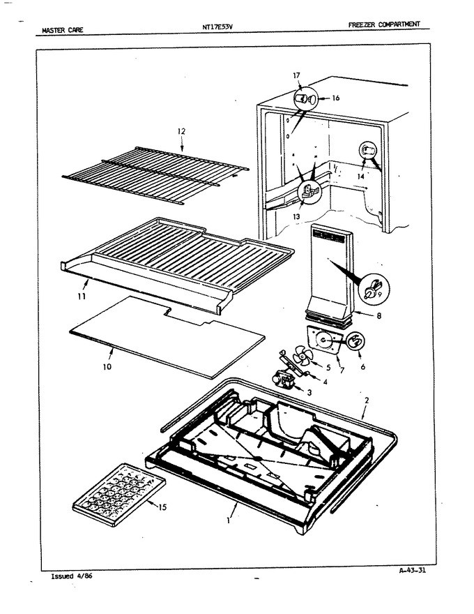 Diagram for NT17E53VA (BOM: 5D43A)