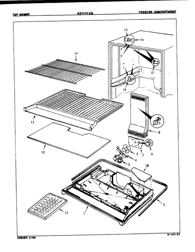 Diagram for NT17HX3GA (BOM: 8D21B)