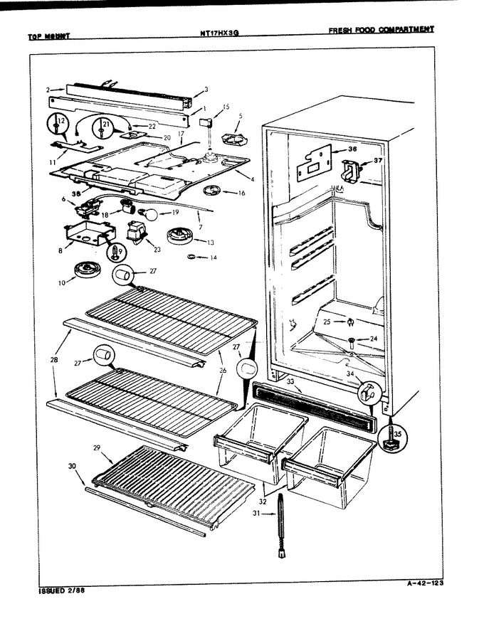 Diagram for NT17HX3GA (BOM: 8D55A)