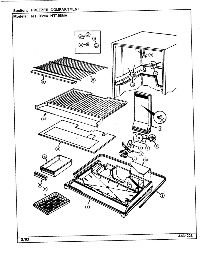 Diagram for NT198MA (BOM: DE58A)