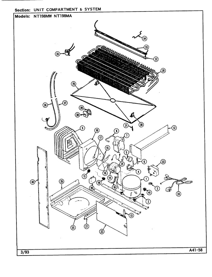 Diagram for NT198MW (BOM: DE57A)