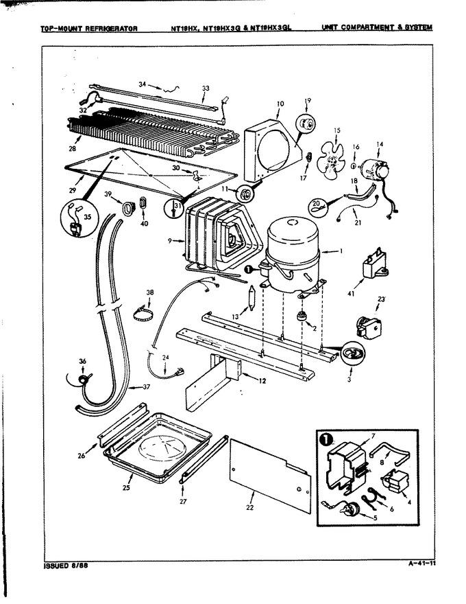 Diagram for NT19HX3GLA (BOM: 8D58B)