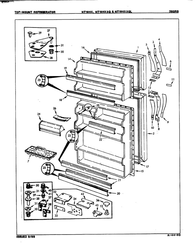 Diagram for NT19HX3GLA (BOM: 8D58B)
