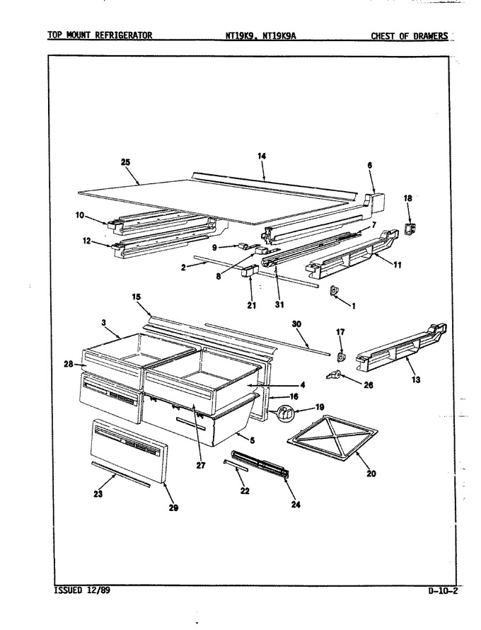 Diagram for NT19K9 (BOM: 9A61A)