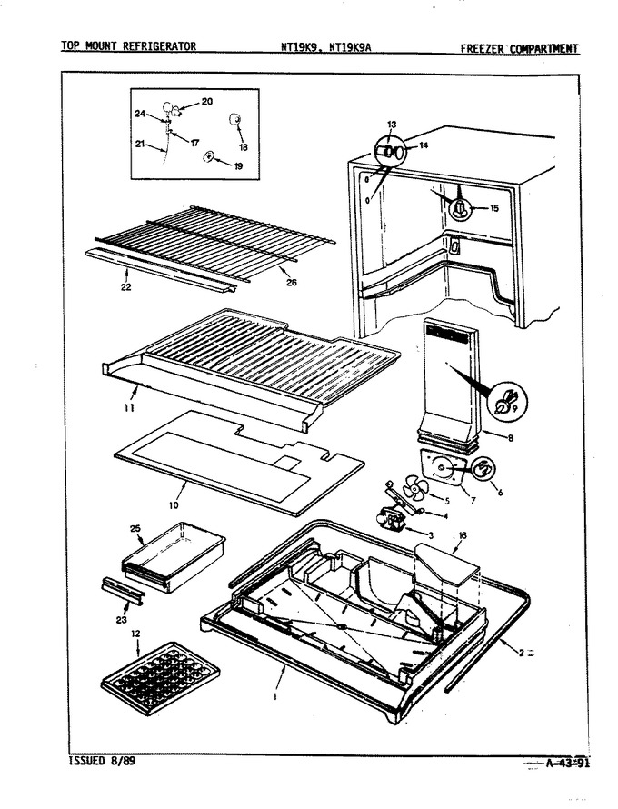 Diagram for NT19K9 (BOM: 9A62A)