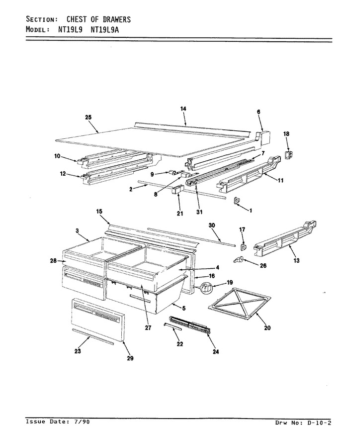 Diagram for NT19L9A (BOM: AA62A)
