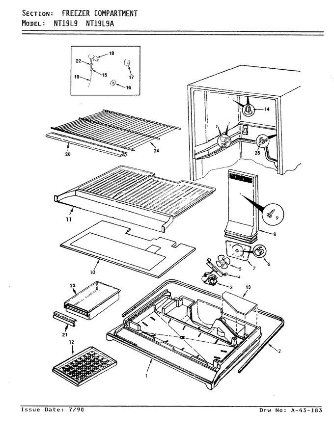 Diagram for NT19L9A (BOM: AA62A)