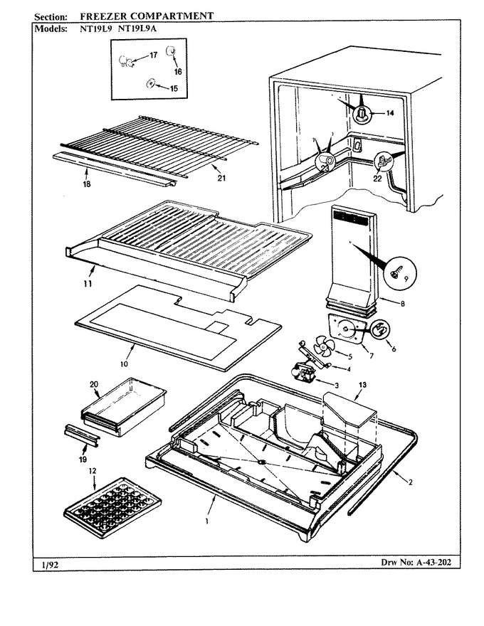 Diagram for NT19L9 (BOM: BA61C)