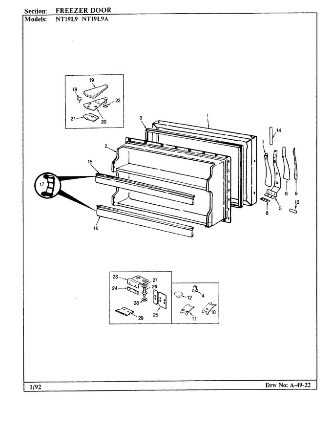 Diagram for NT19L9 (BOM: BA61B)