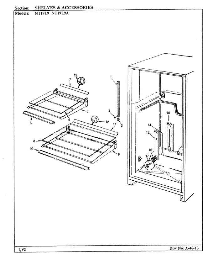 Diagram for NT19L9 (BOM: BA61C)