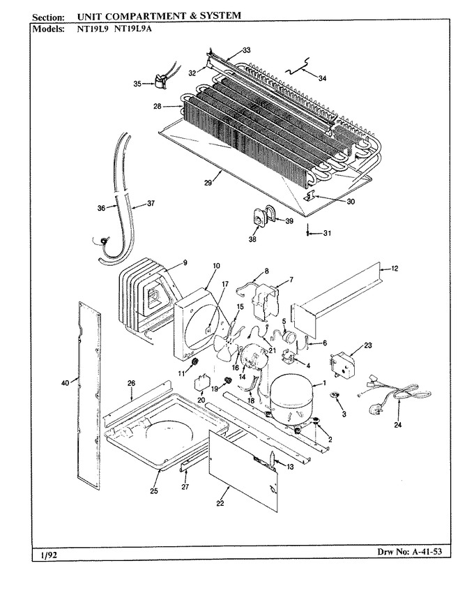 Diagram for NT19L9 (BOM: BA61C)