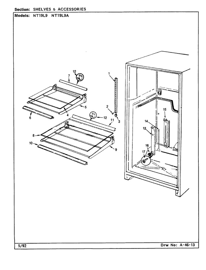 Diagram for NT19L9A (BOM: CA62A)