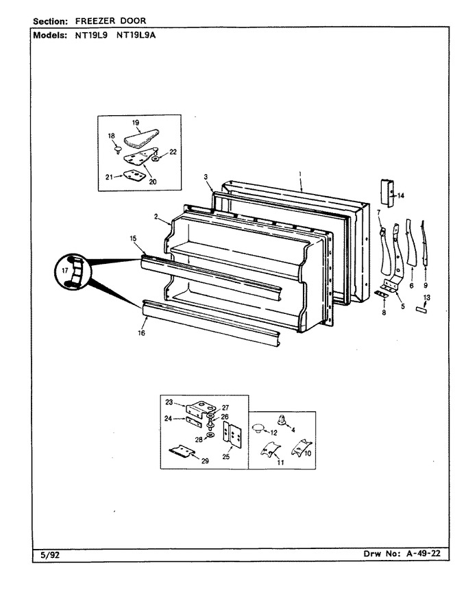 Diagram for NT19L9A (BOM: CA62A)