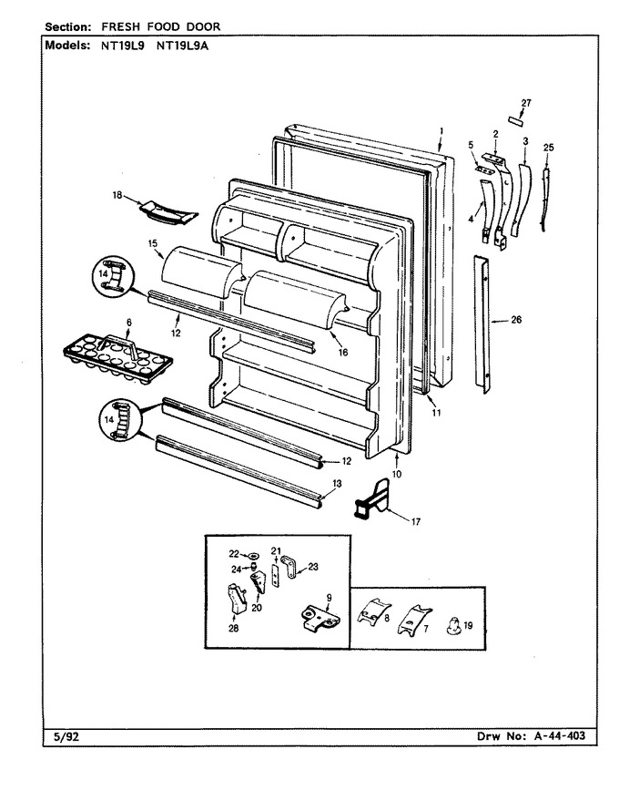 Diagram for NT19L9A (BOM: CA62A)