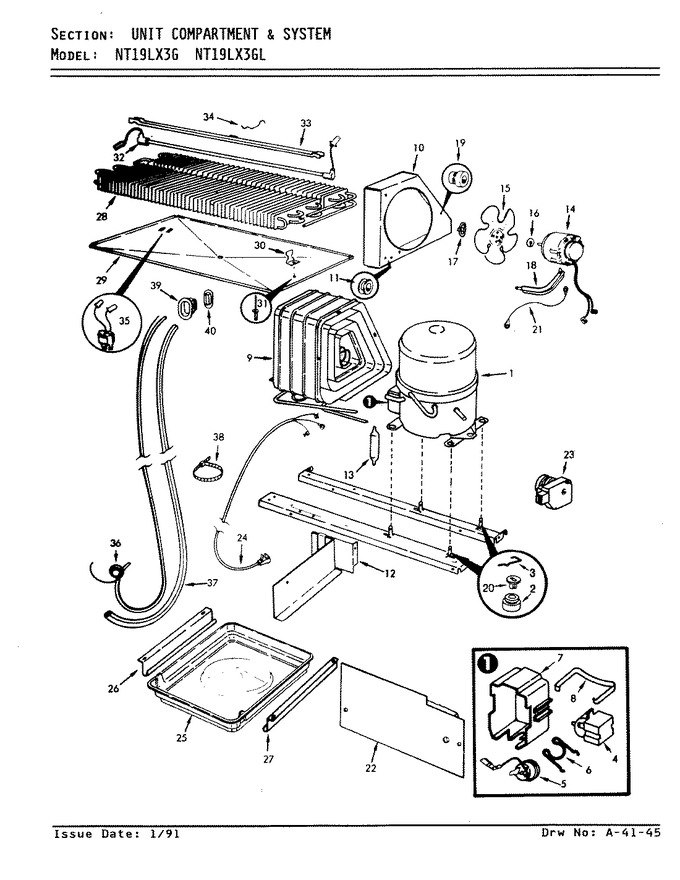 Diagram for NT19LX3GA (BOM: AF69A)