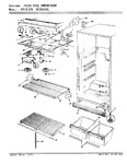 Diagram for 03 - Fresh Food Compartment