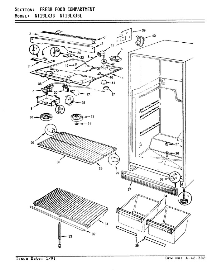Diagram for NT19LX3GLA (BOM: AF70A)