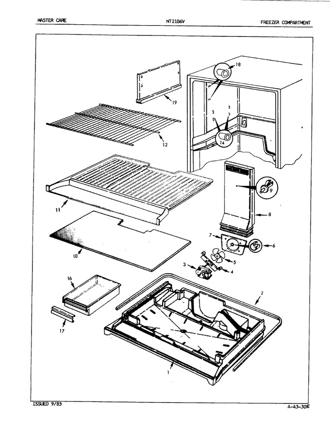 Diagram for NT21B6VA (BOM: 5A75A)