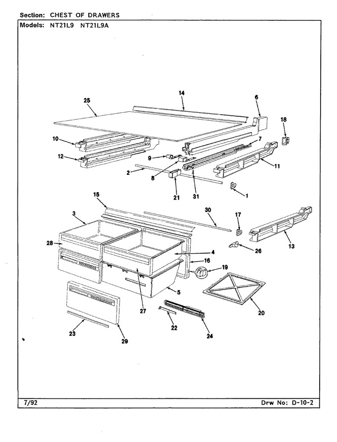 Diagram for NT21L9A (BOM: BA76C)