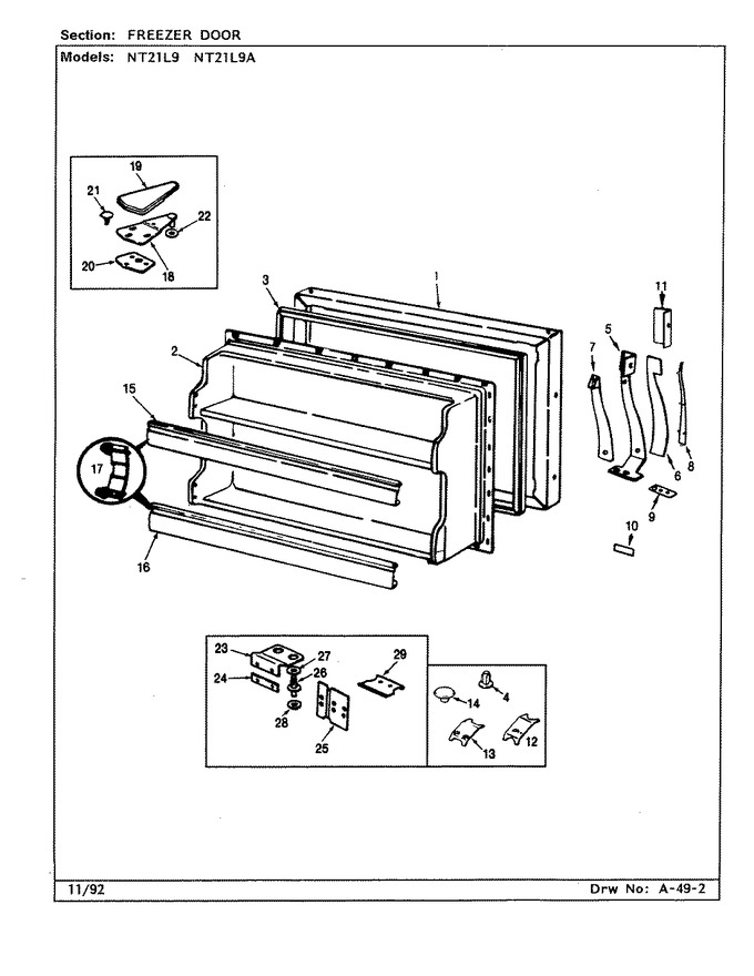 Diagram for NT21L9A (BOM: CA76A)
