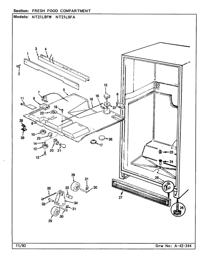 Diagram for NT21L9FA (BOM: CA72A)