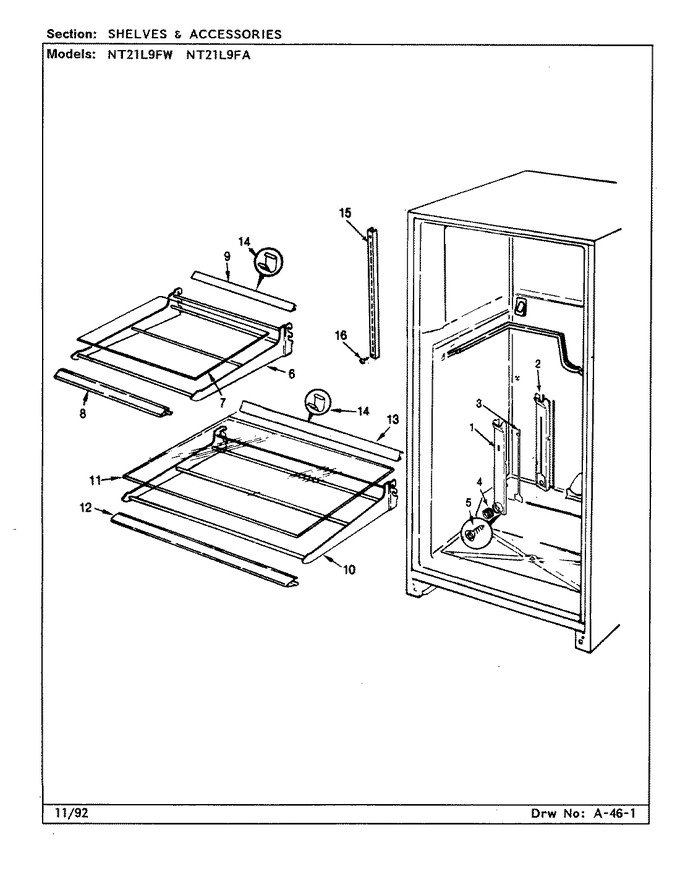 Diagram for NT21L9FA (BOM: CA72A)