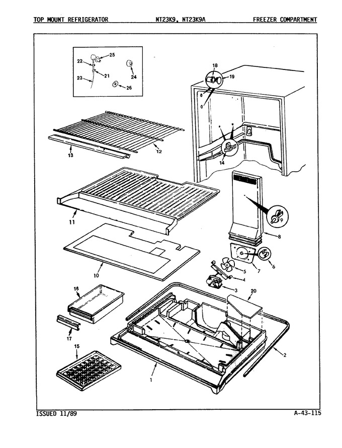 Diagram for NT23K9 (BOM: 9A69A)