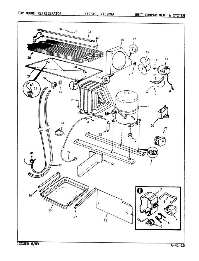 Diagram for NT23K9 (BOM: 9A69A)