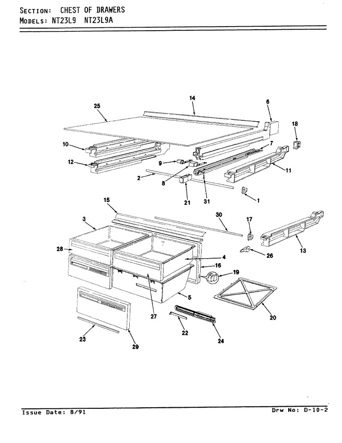 Diagram for NT23L9 (BOM: AA98A)