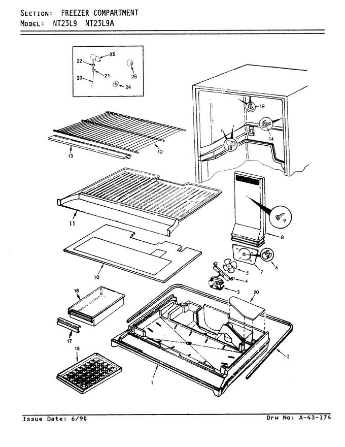 Diagram for NT23L9 (BOM: AA98A)