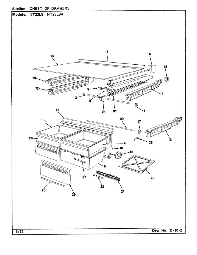 Diagram for NT23L9 (BOM: BA98B)