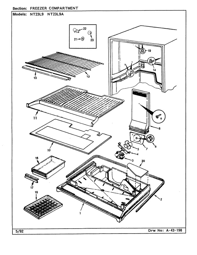 Diagram for NT23L9 (BOM: BA98B)