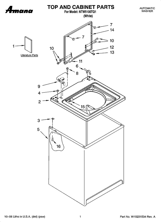 Diagram for NTW5100TQ1