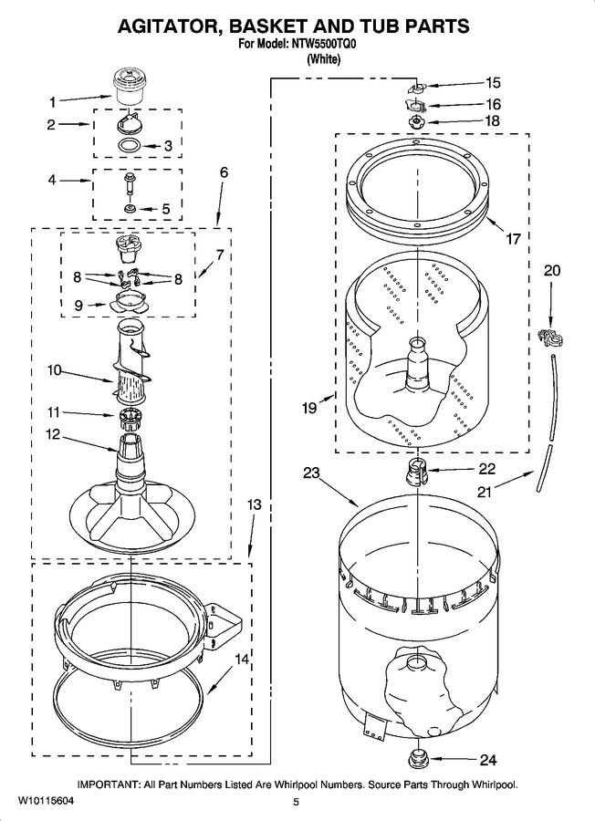 Diagram for NTW5500TQ0