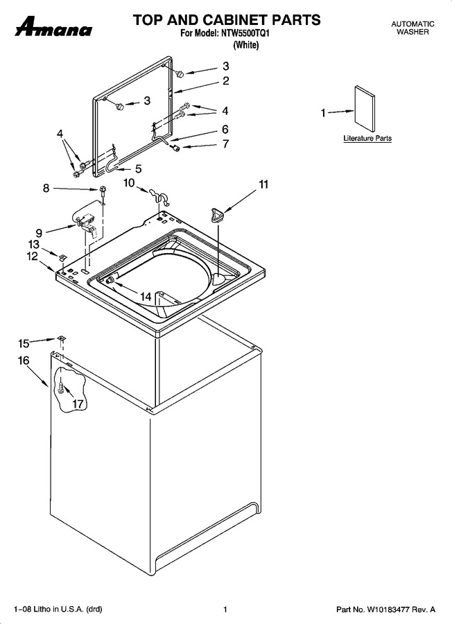 Diagram for NTW5500TQ1