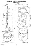 Diagram for 03 - Agitator, Basket And Tub Parts